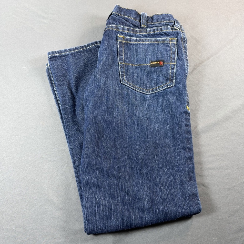 Ariat FR Jeans 36X34 Boot Cut Relaxed M4 Western Cowboy Flame Resistant USA Men